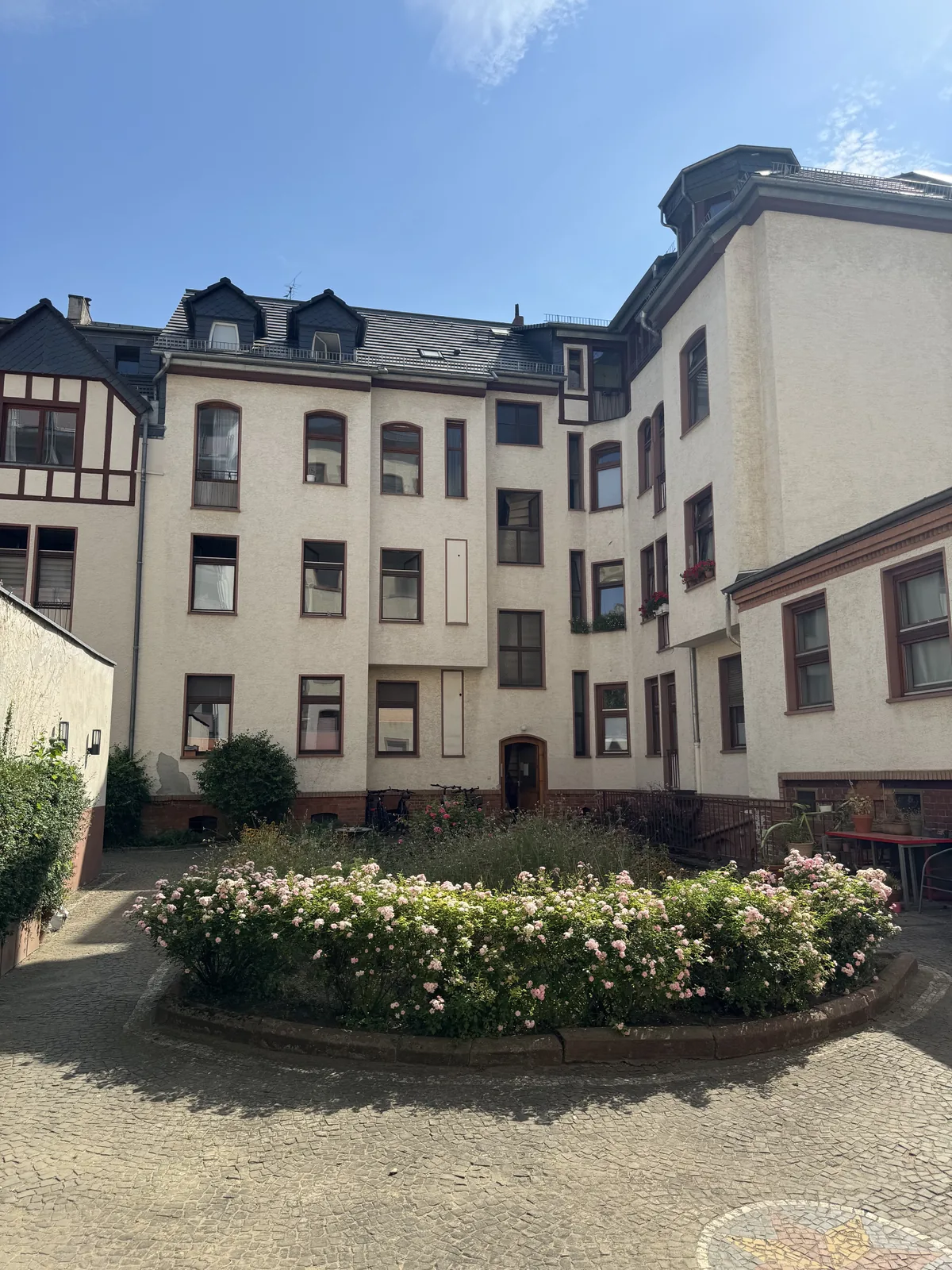 Innenhof der Praxis